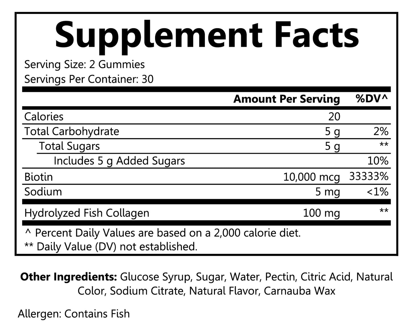 Glowing Beauty - Collagen + Biotin 60ct Gummies