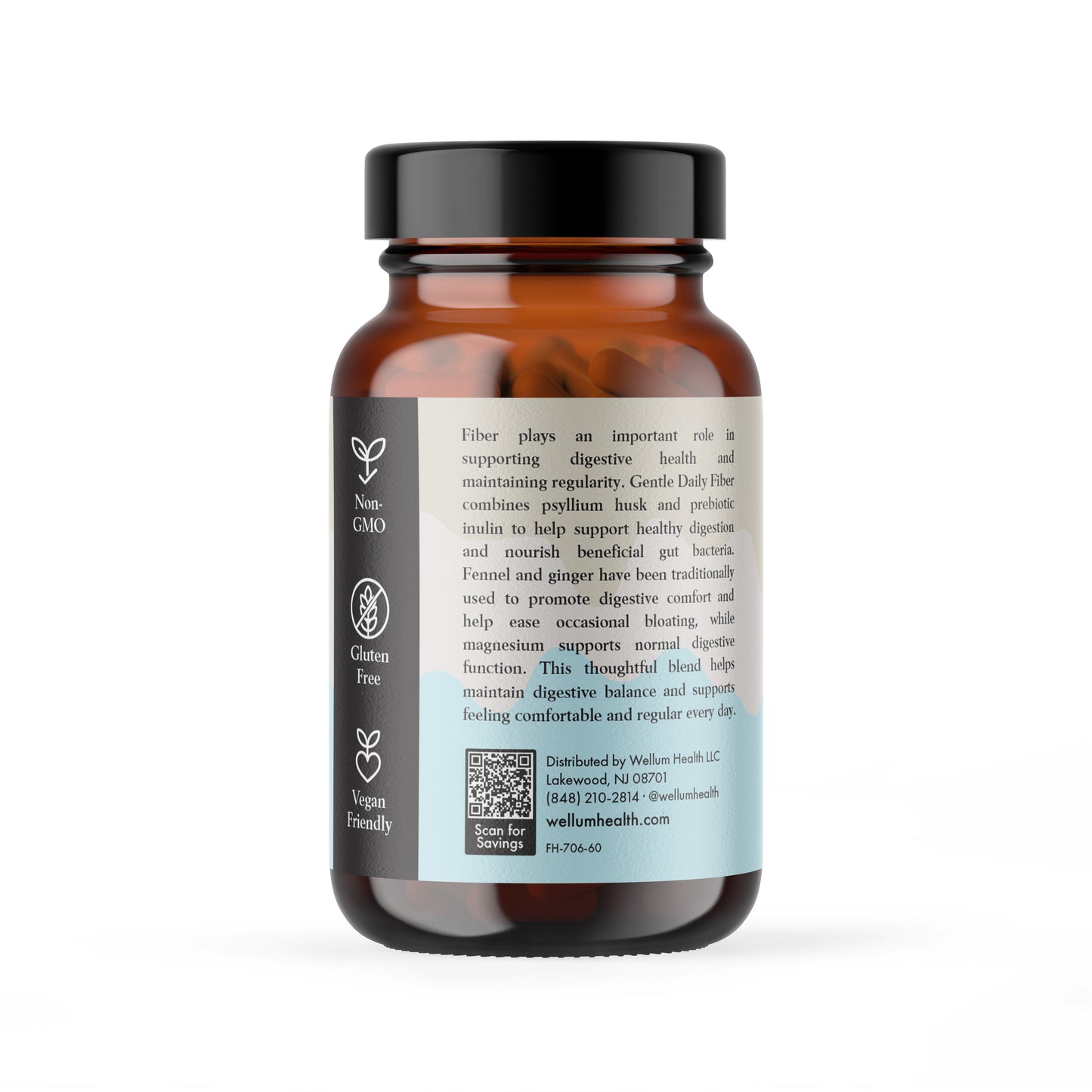 Gentle Daily Fiber 60ct Capsules