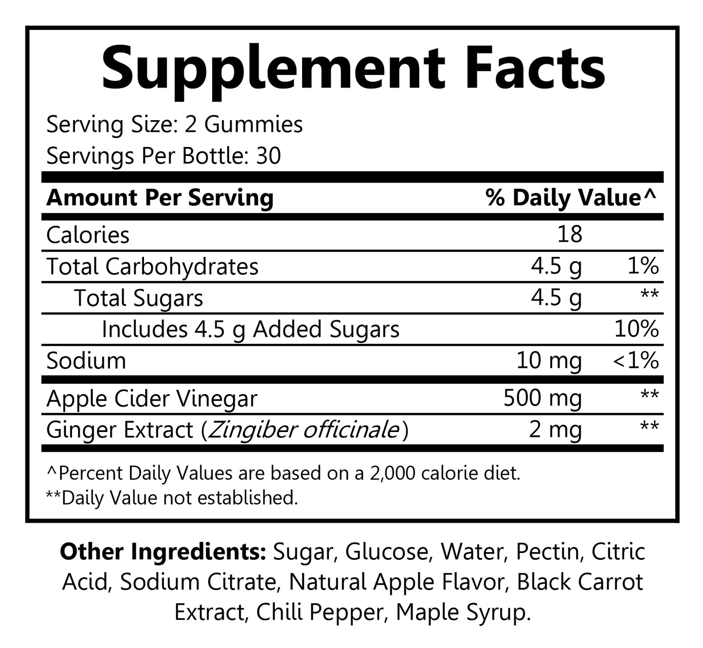 Apple Cider Vinegar 60ct Gummies