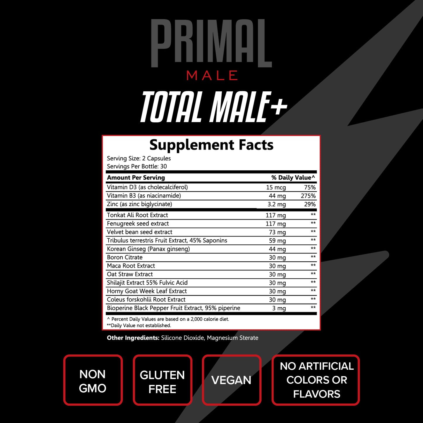 Primal Male - Total Multivitamin 60ct Capsules