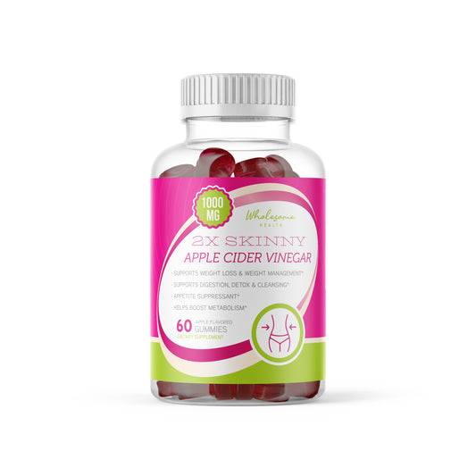 2x Skinny Apple Cider Vinegar 60ct Gummies