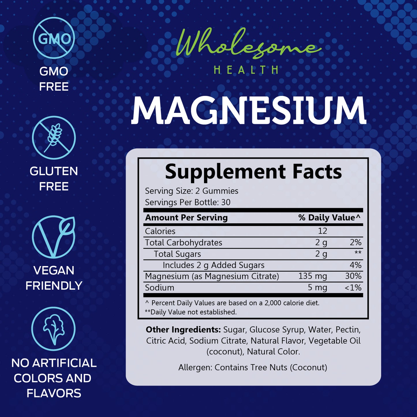 Magnesium Raspberry Peach 60ct Gummies