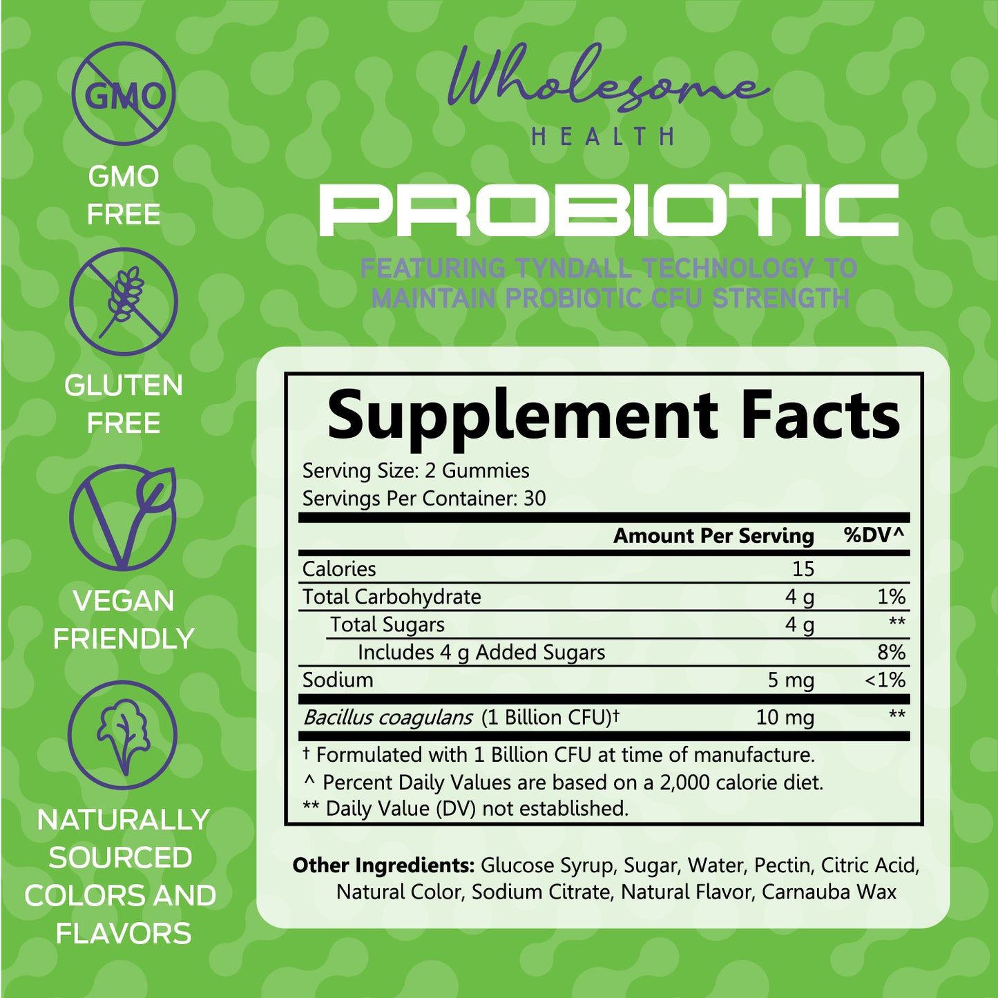 Probiotic 60ct Gummies