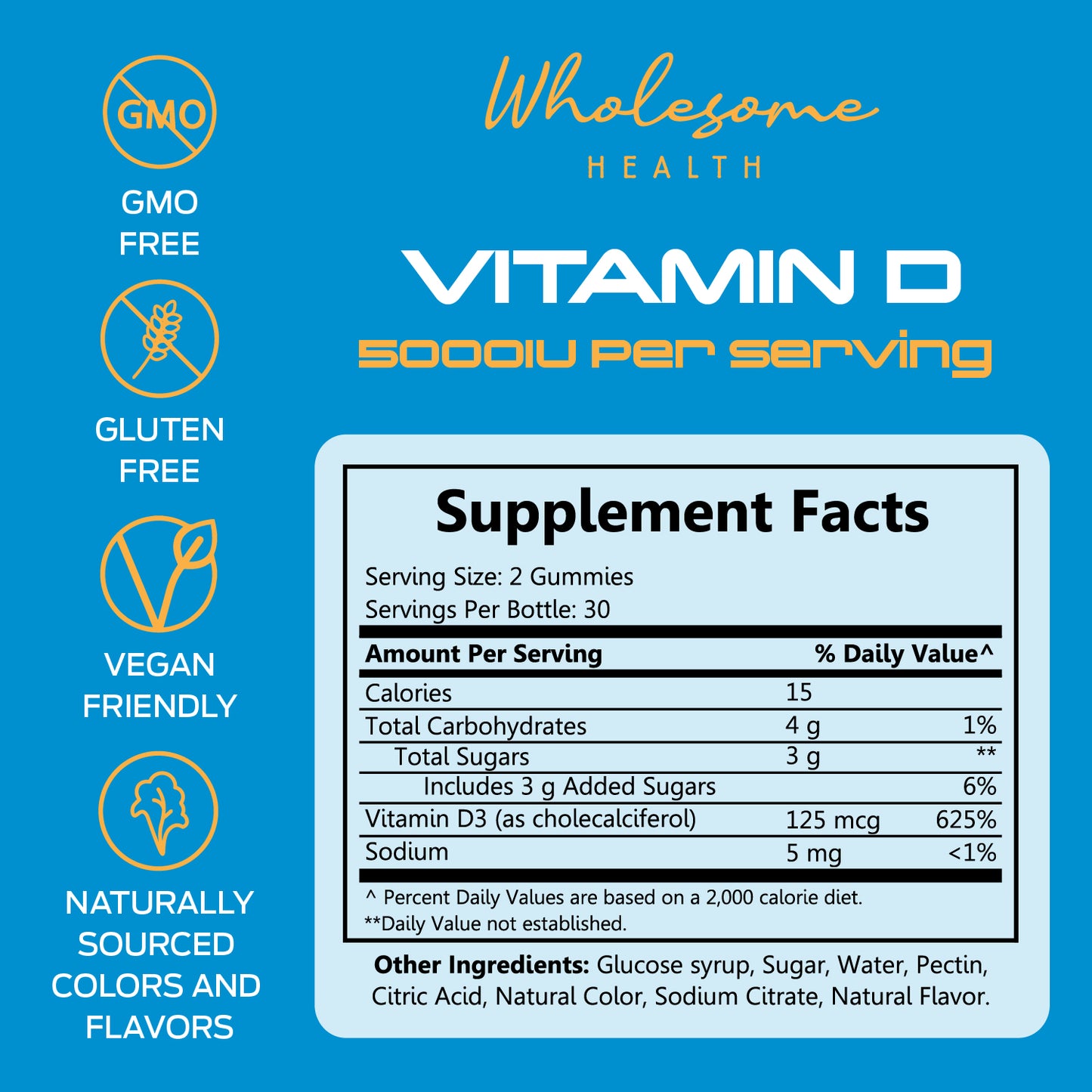 Vitamin D 60ct Gummies