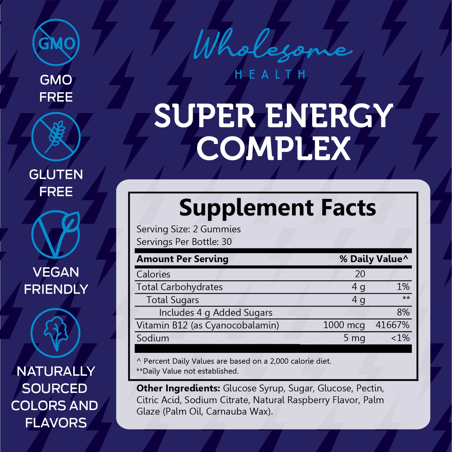 wholesome health super energy complex