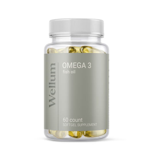 Wellum Omega 3 60ct Softgels
