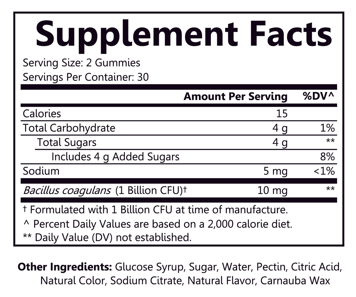 Probiotic 60ct Gummies