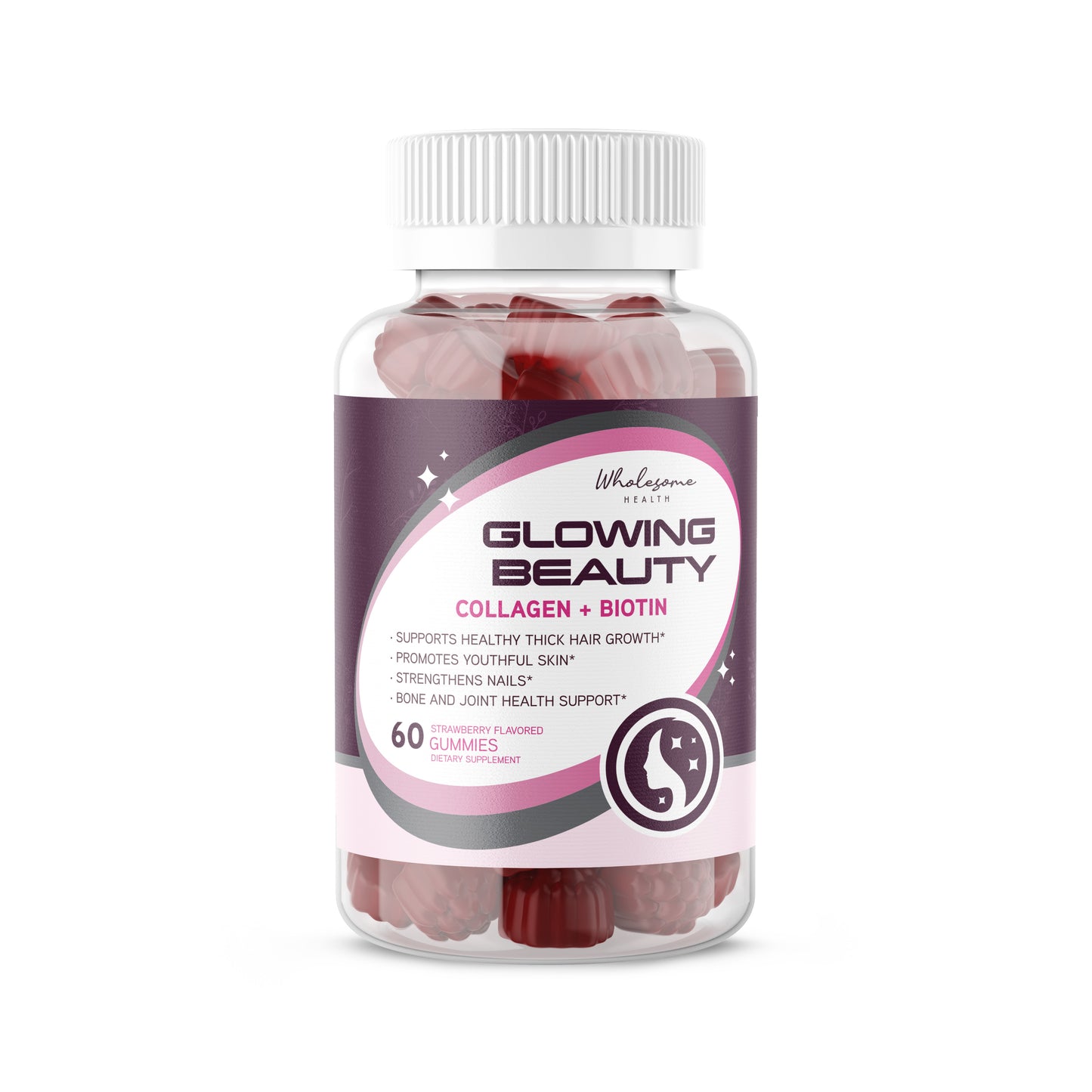 Glowing Beauty - Collagen + Biotin 60ct Gummies