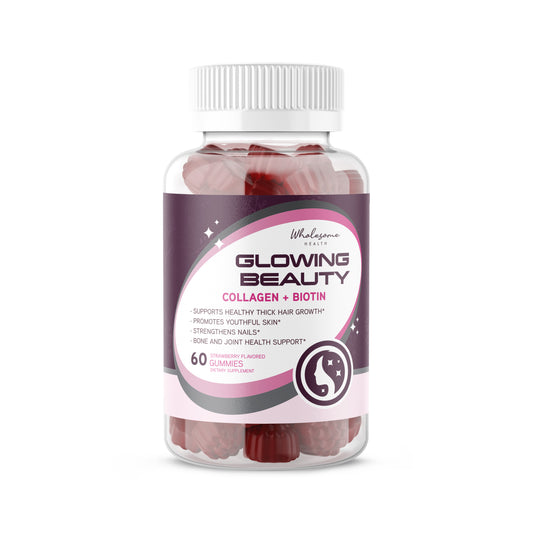 Glowing Beauty - Collagen + Biotin 60ct Gummies
