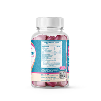 Multi Collagen - Biotin + Hyaluronic Acid 60ct Gummies
