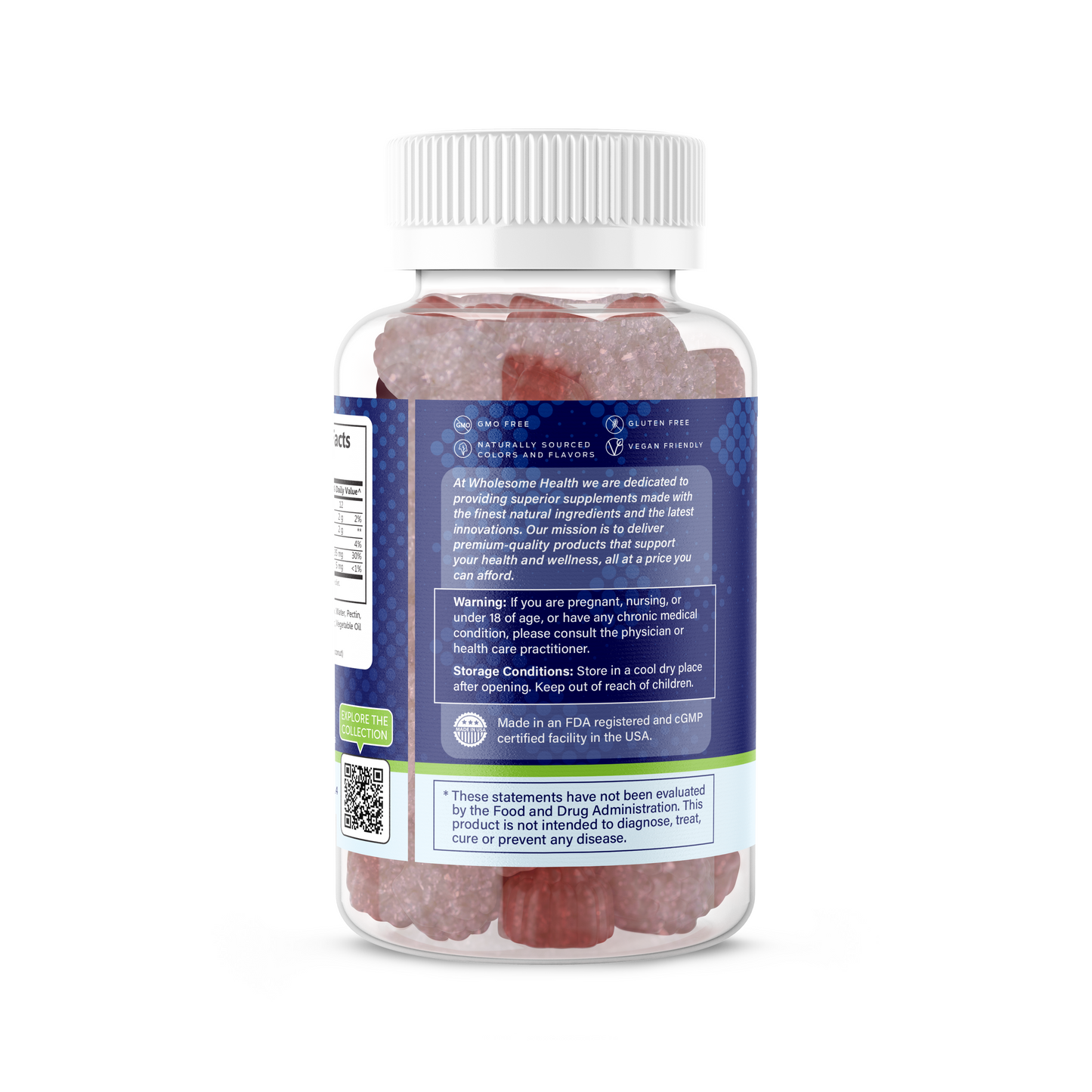 wholesome health magnesium side bottle
