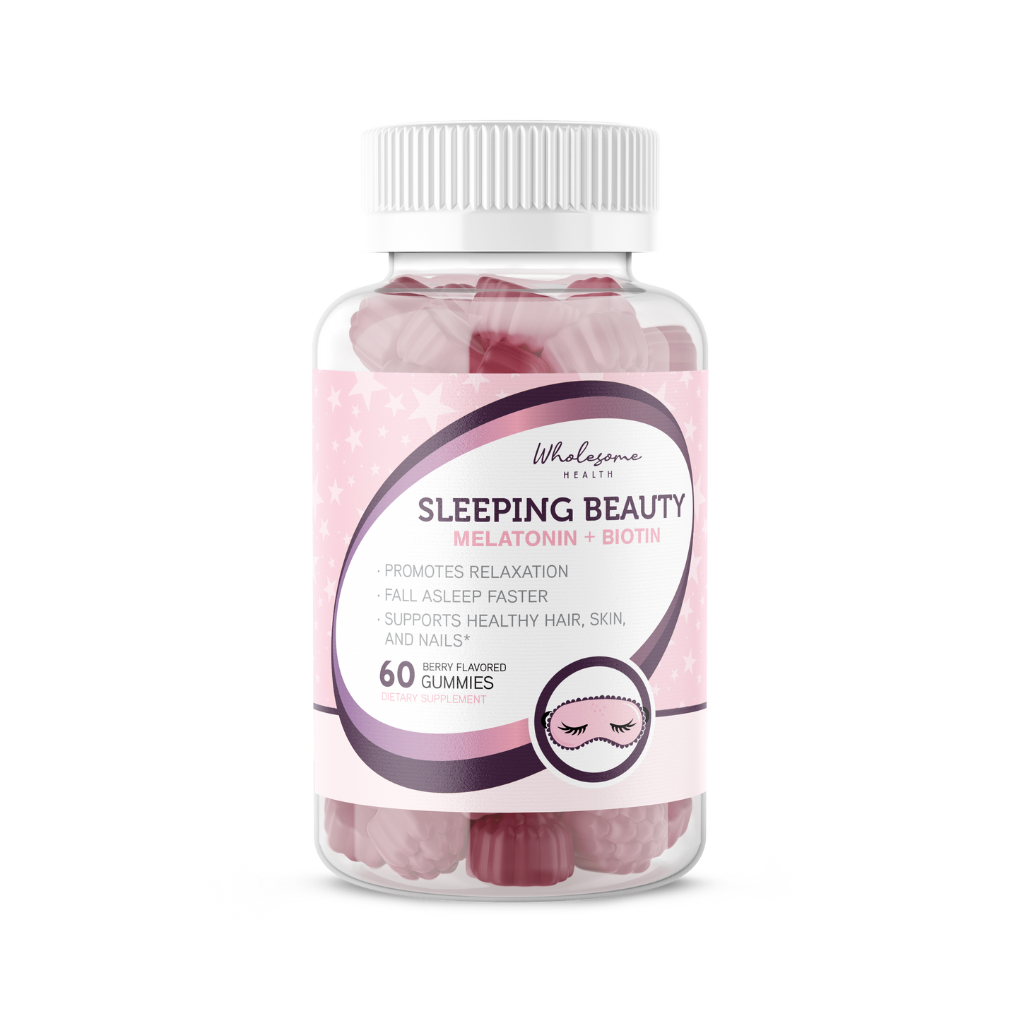 Sleeping Beauty - Melatonin + Biotin 60ct Gummies
