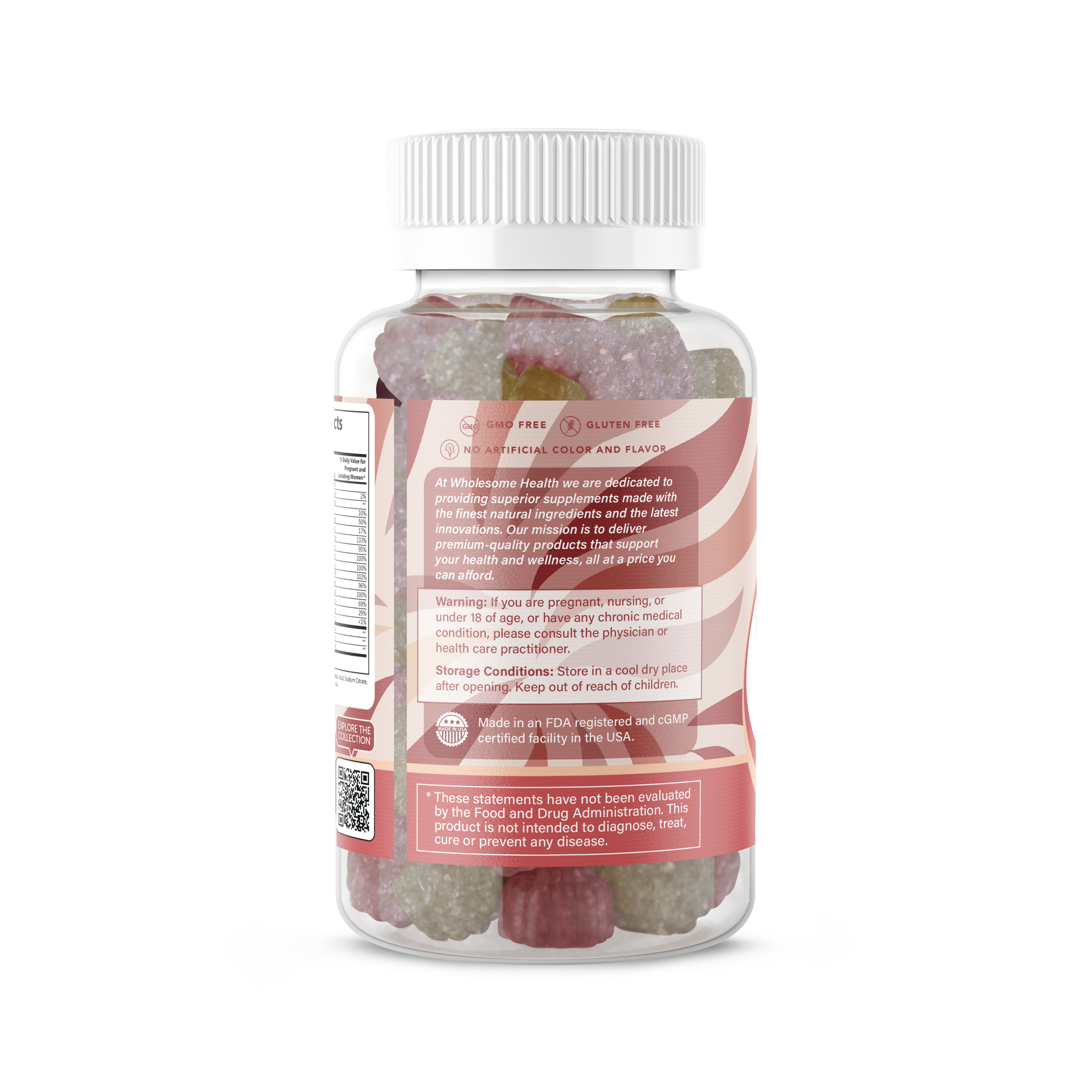 wholesome health full balance prenatal side