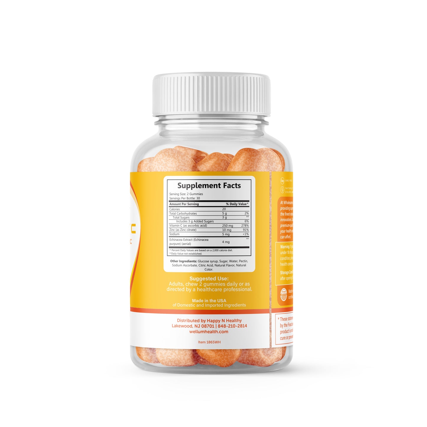 Healthy C - Vitamin C + Zinc 60ct Gummies