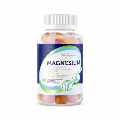 Magnesium Raspberry Peach 60ct Gummies