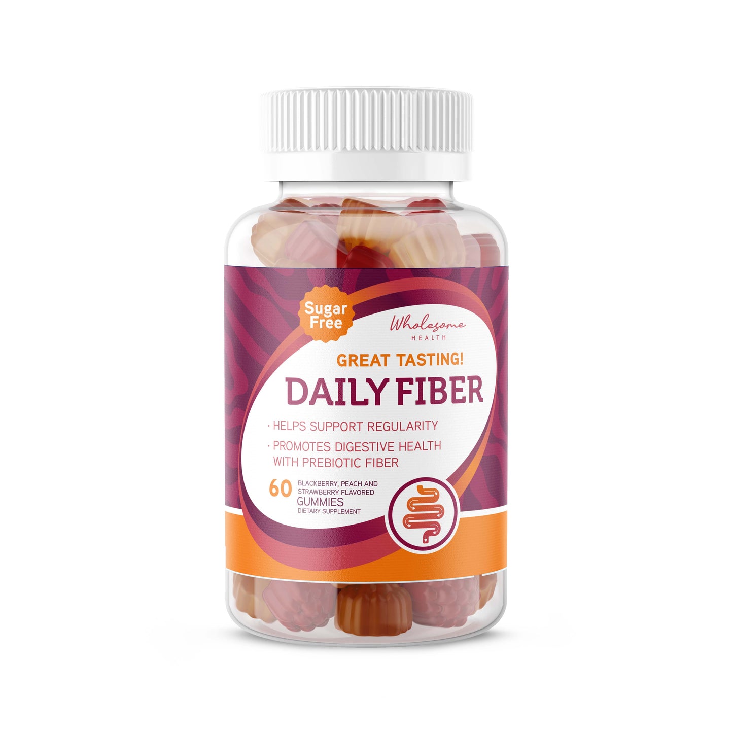 Daily Fiber 2 60ct Gummies