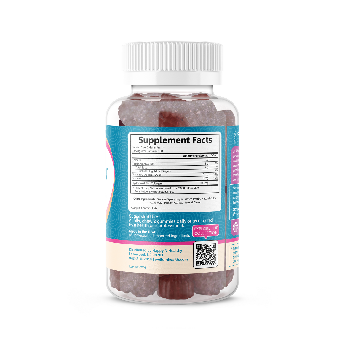 wholesome health collagen supplement facts