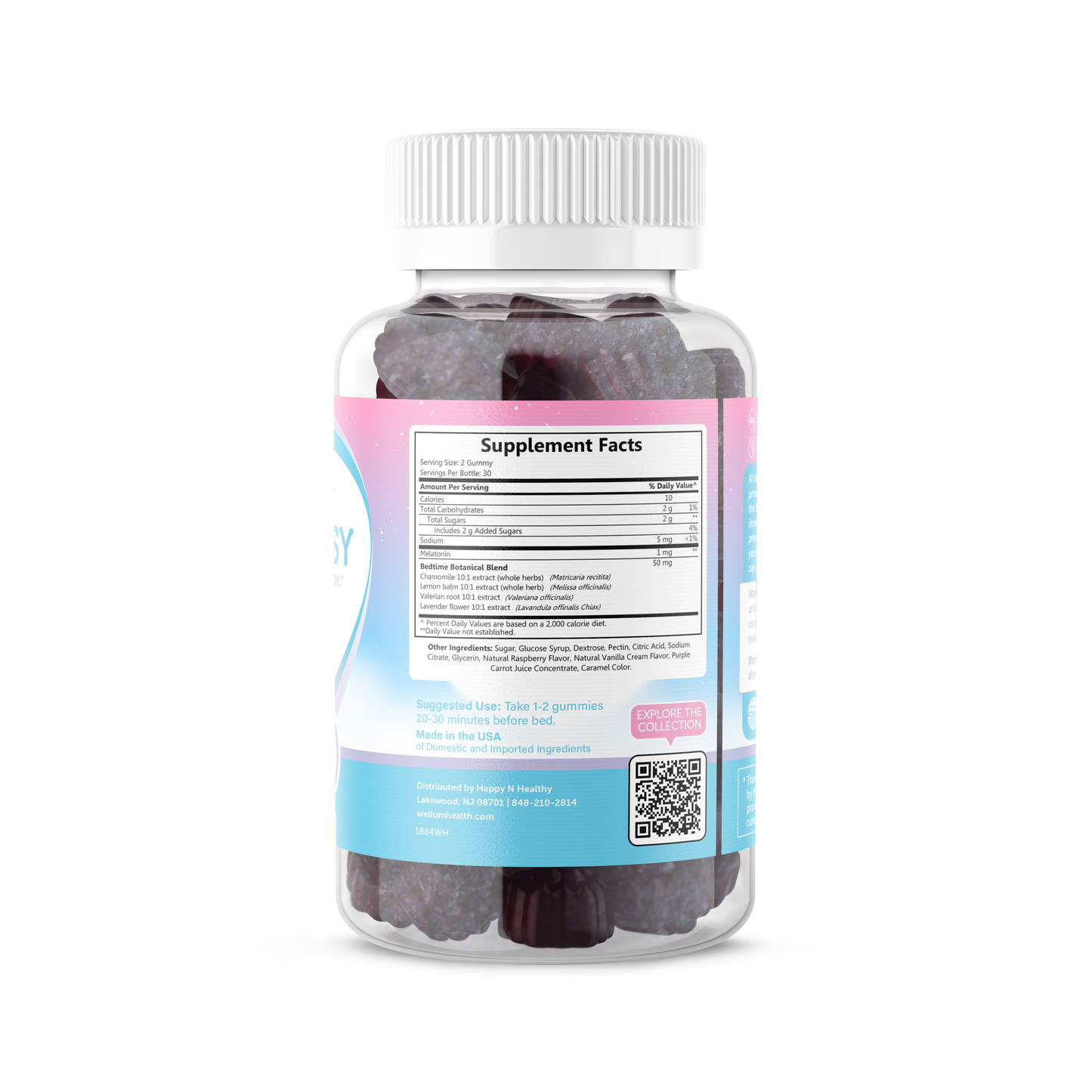 wholesome health sleep easy supplement facts