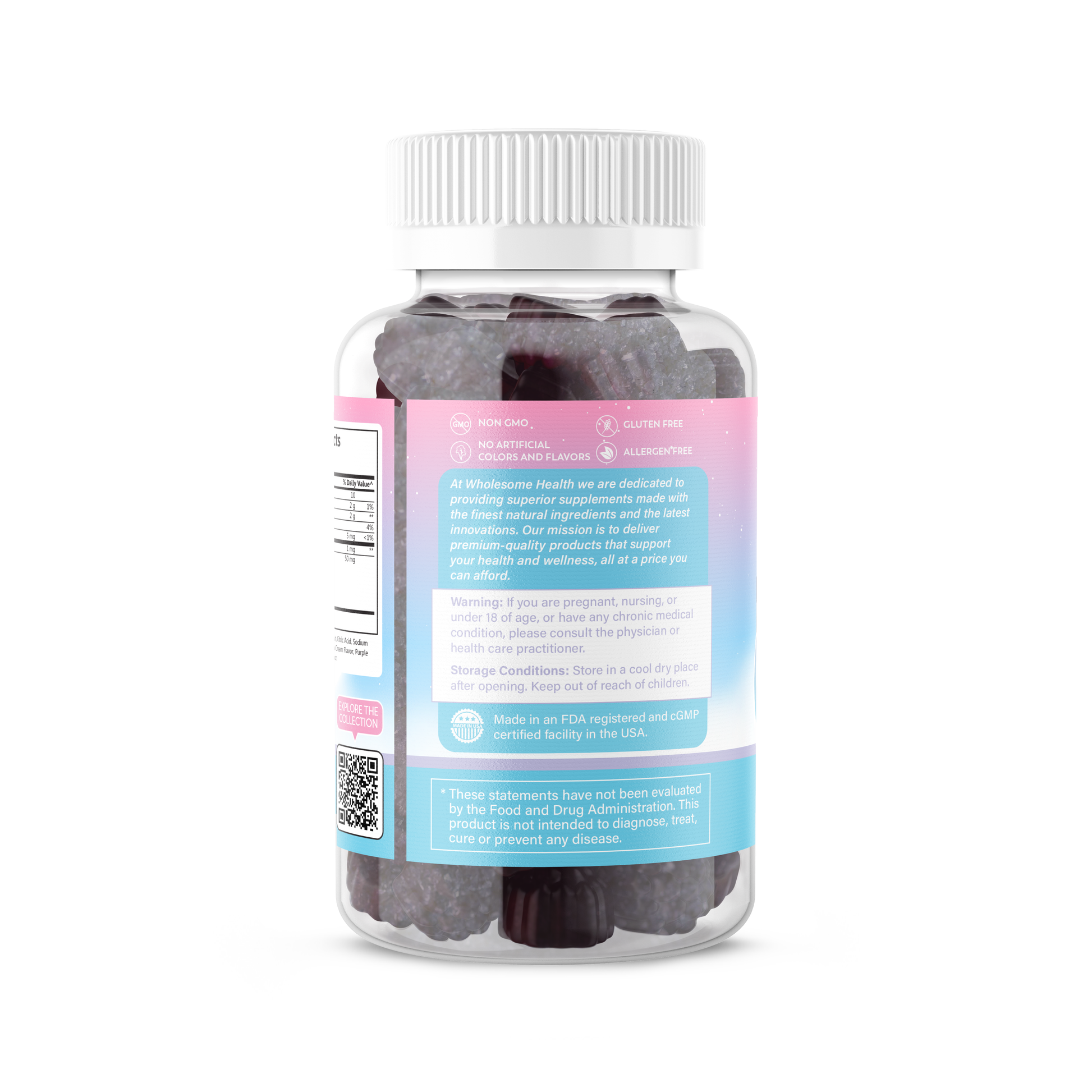wholesome health sleep easy side bottle