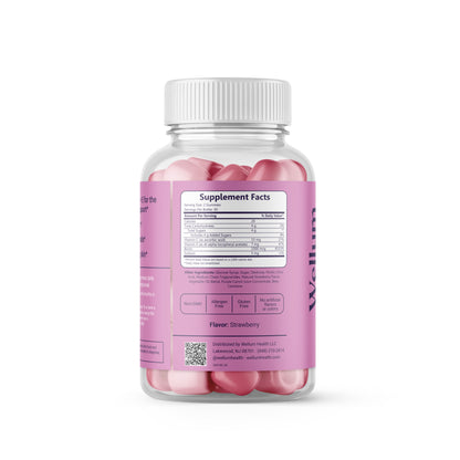 Wellum Biotin Beauty - Hair + Skin + Nails 60ct Gummies