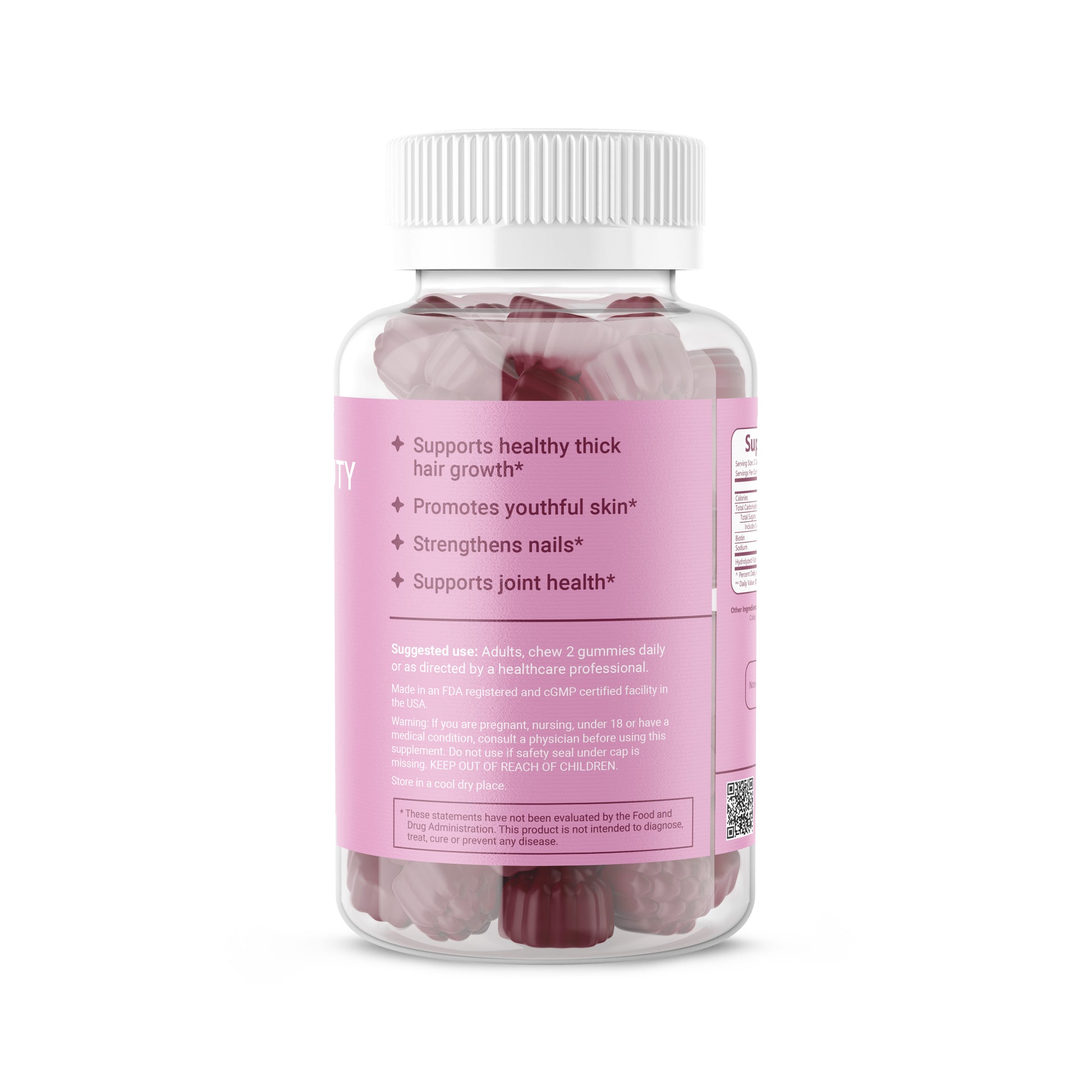 wellum glowing beauty side label