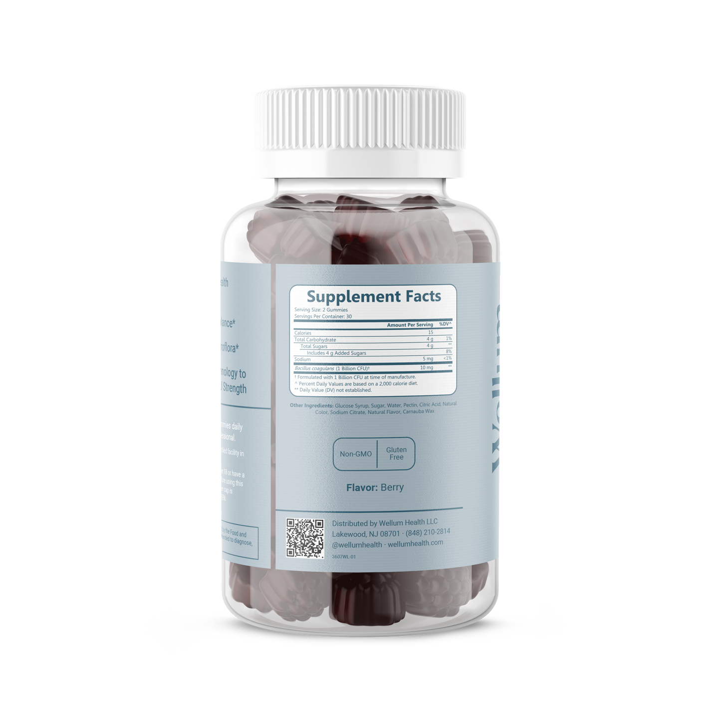 Wellum Probiotic 60ct Gummies