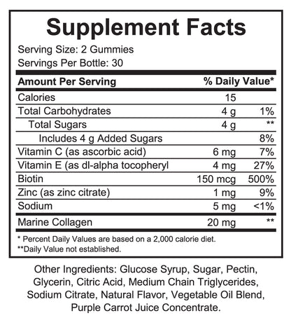 Collagen 60ct Gummies