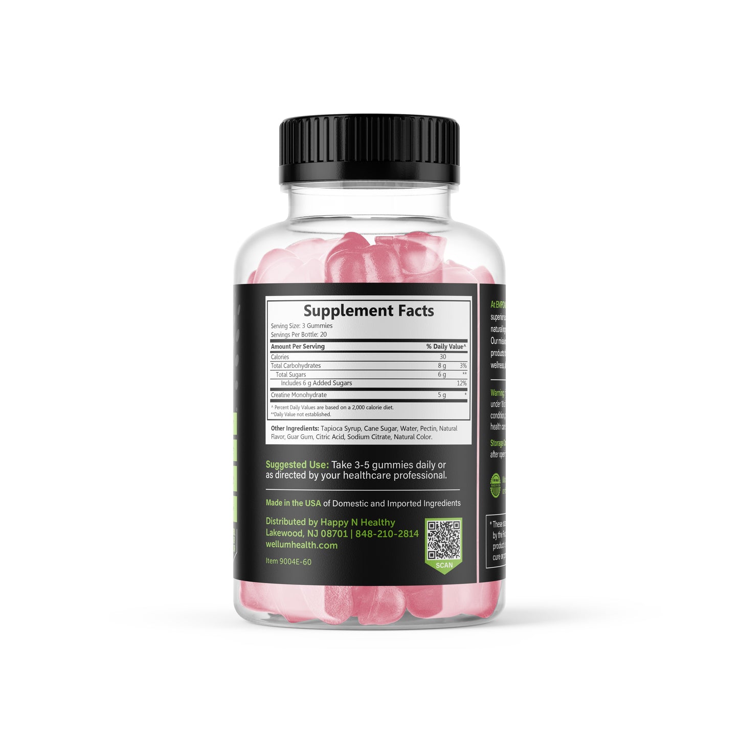 Empowr Creatine 60ct Gummies