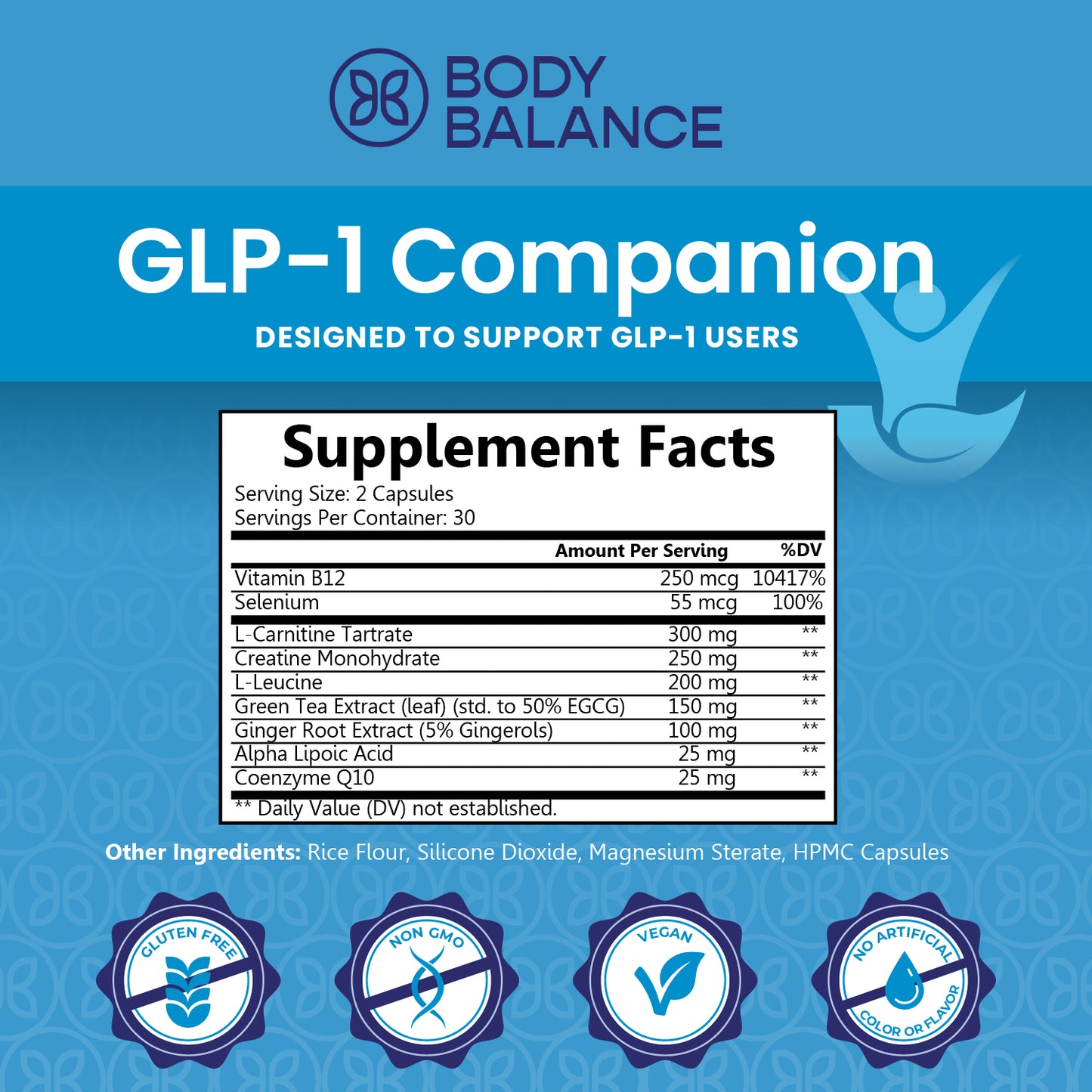 Body Balance GLP-1 Companion 60ct Capsules