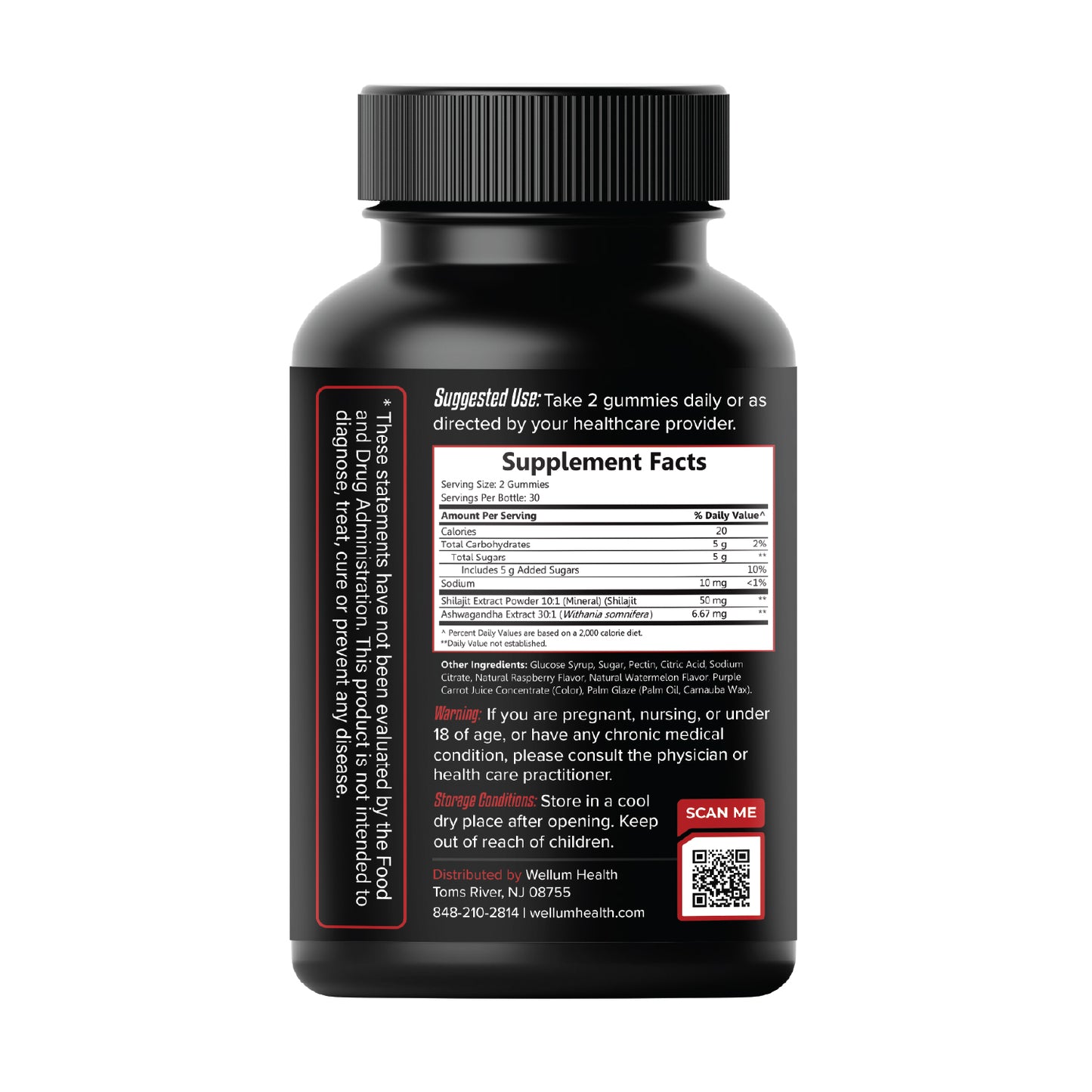 Primal Male - Himalayan Shilajit 60ct Gummies