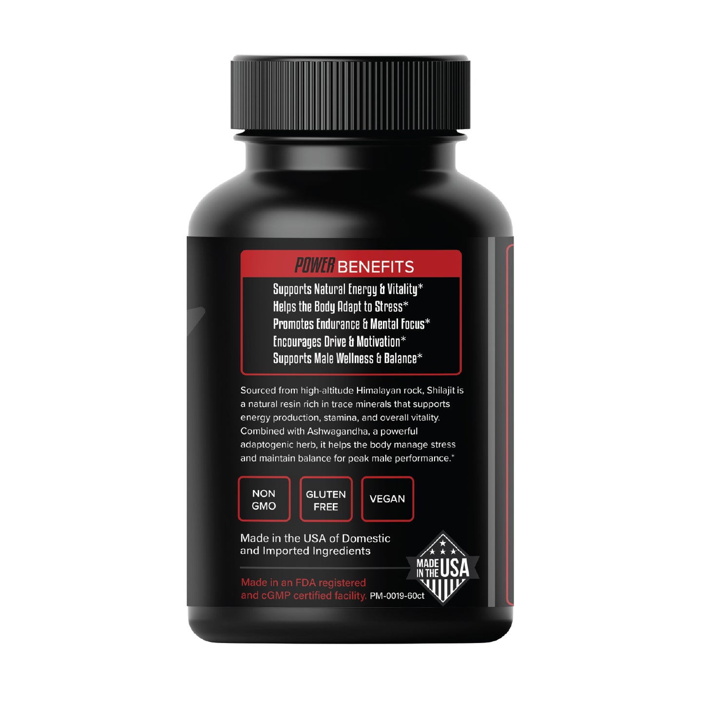 Primal Male - Himalayan Shilajit 60ct Gummies