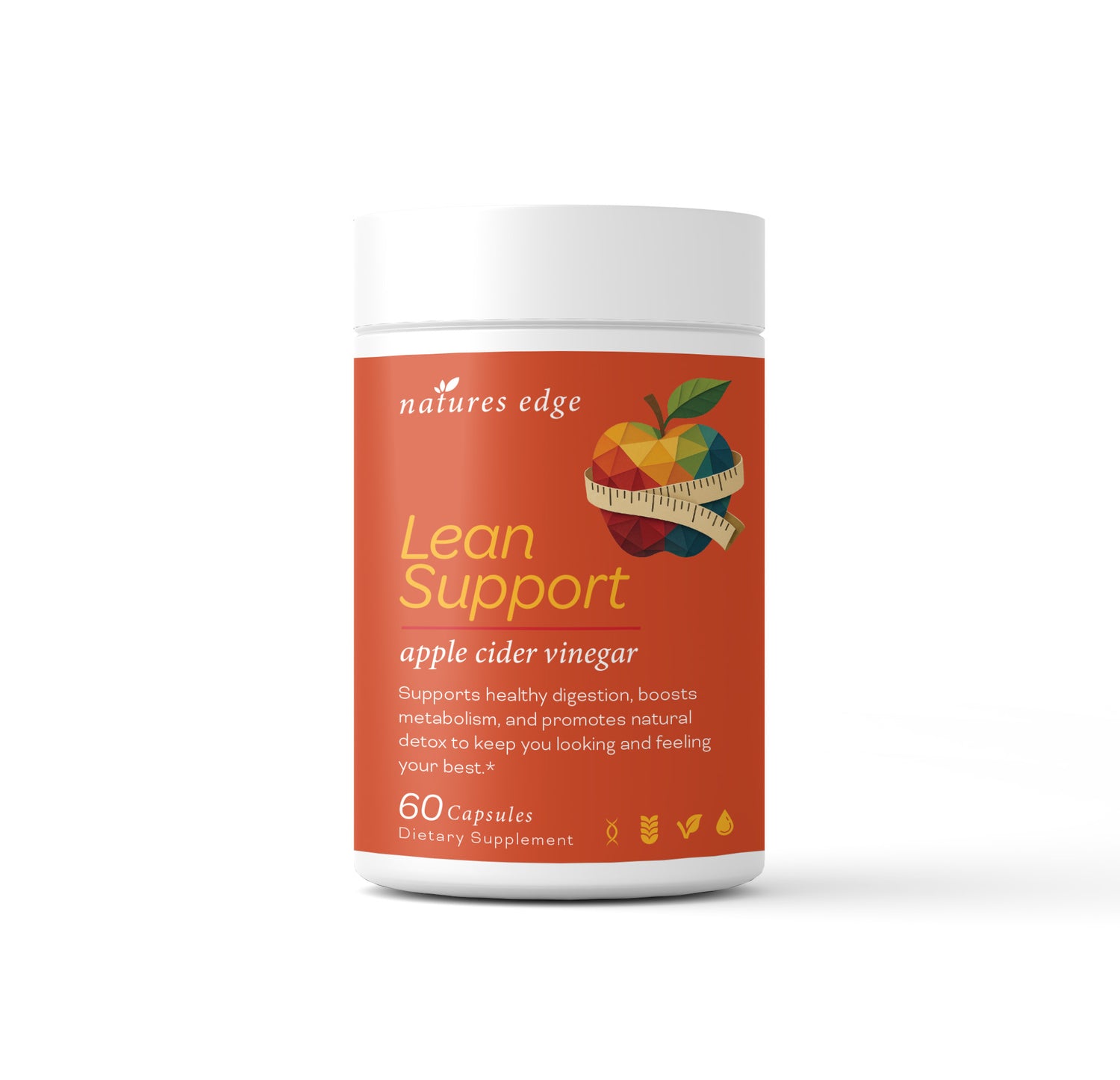 Lean Support Apple Cider Vinegar Bottle front
