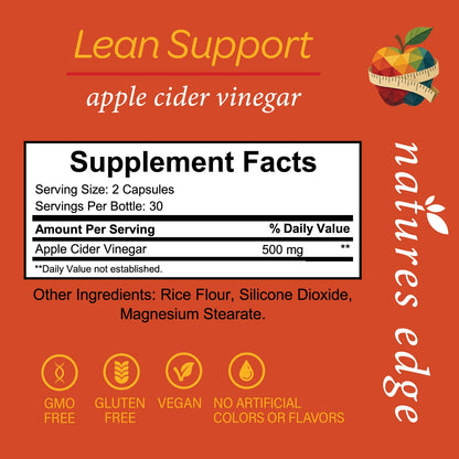 Lean Support ACV 60ct Capsules
