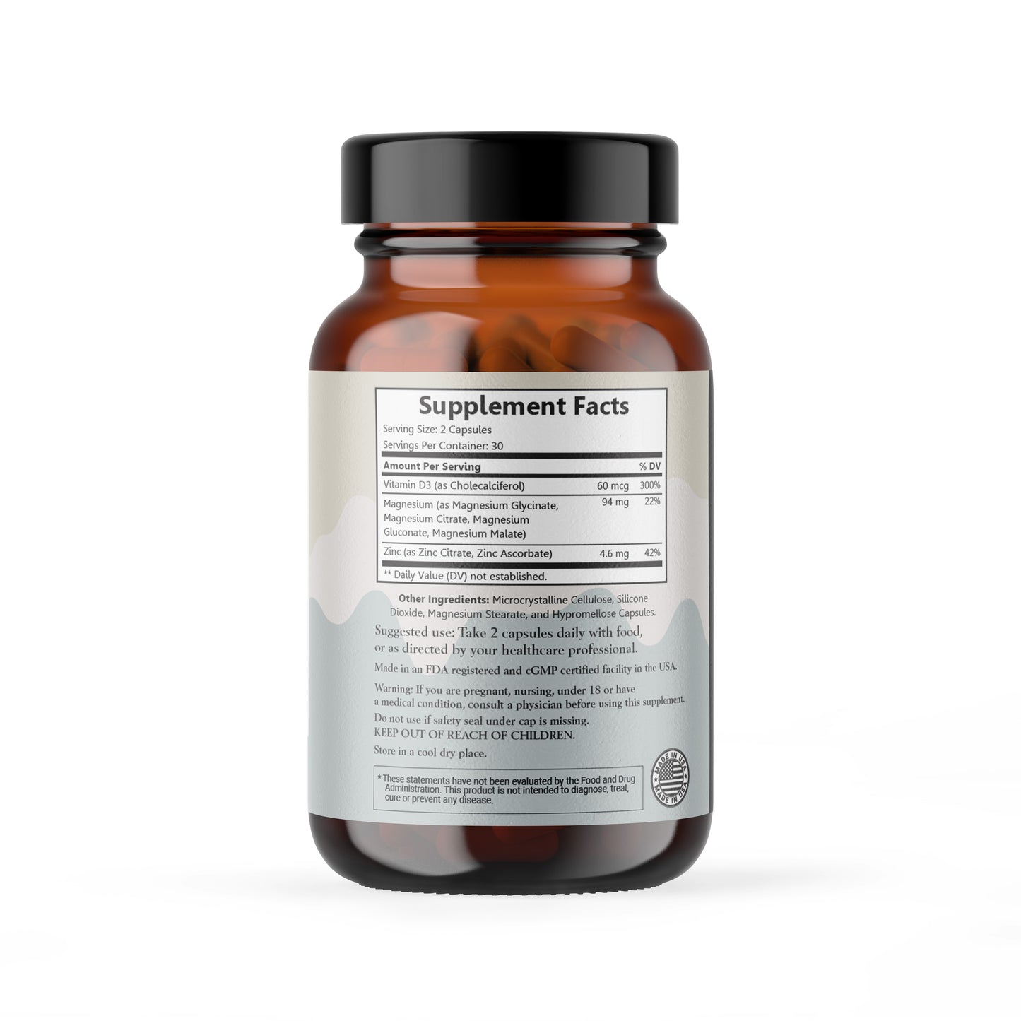 Magnesium Complex 4:1 60ct Capsules