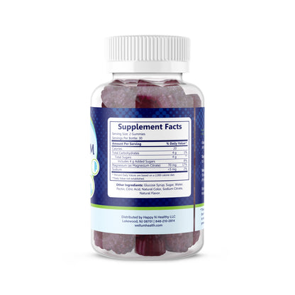 Magnesium Raspberry 60ct Gummies