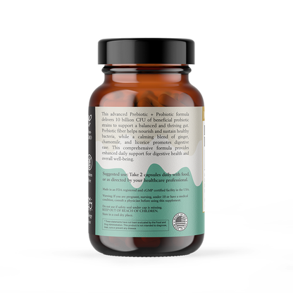 Prebiotic + Probiotic 10 Billion CFU 60ct Capsules