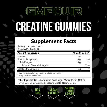 Empowr Creatine 60ct Gummies