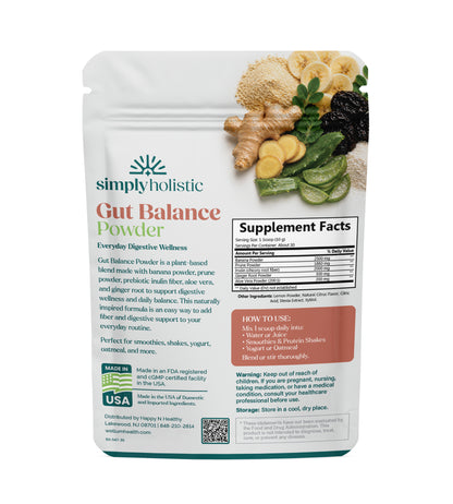 Simply Holistic Gut Balance Powder Pouch