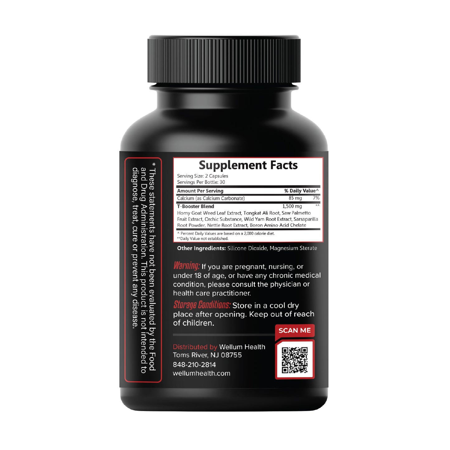 Primal Male - Testosterone Booster 60ct Capsules