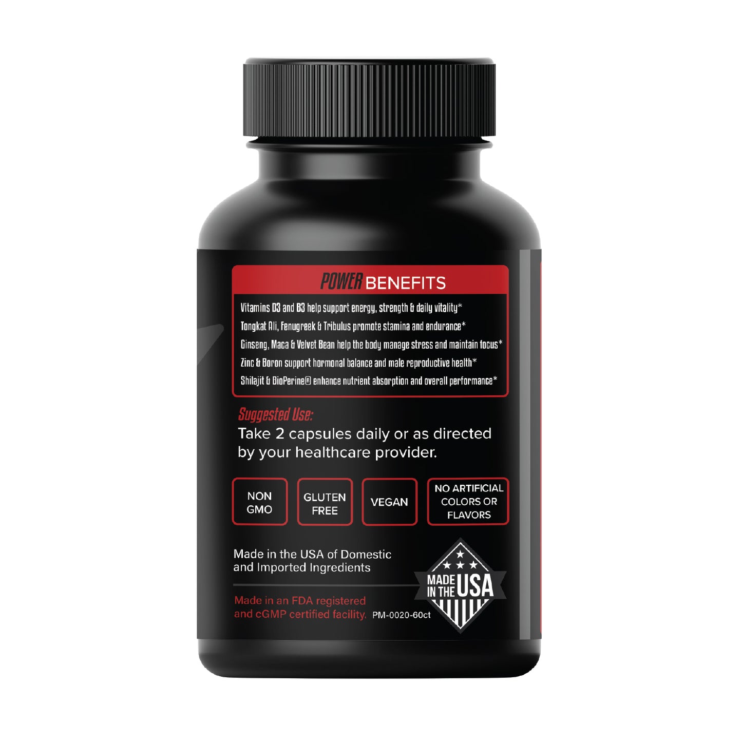 Primal Male - Total Multivitamin 60ct Capsules