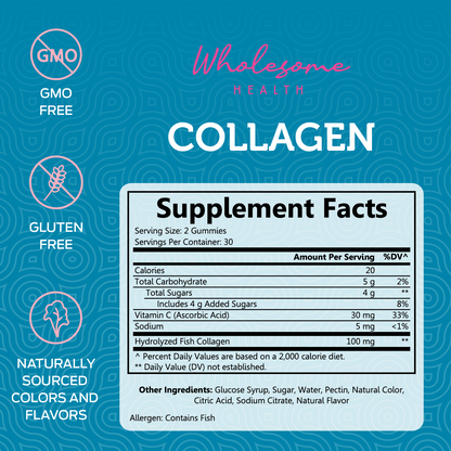 wholesome health collagen supplement facts