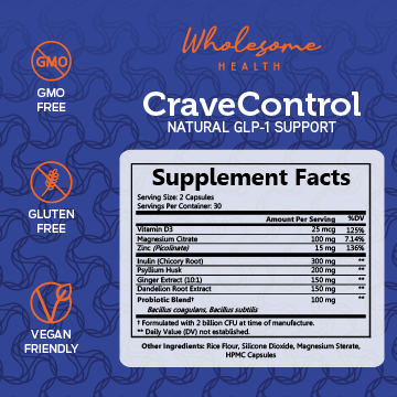 Crave Control GLP-1 60ct Capsules