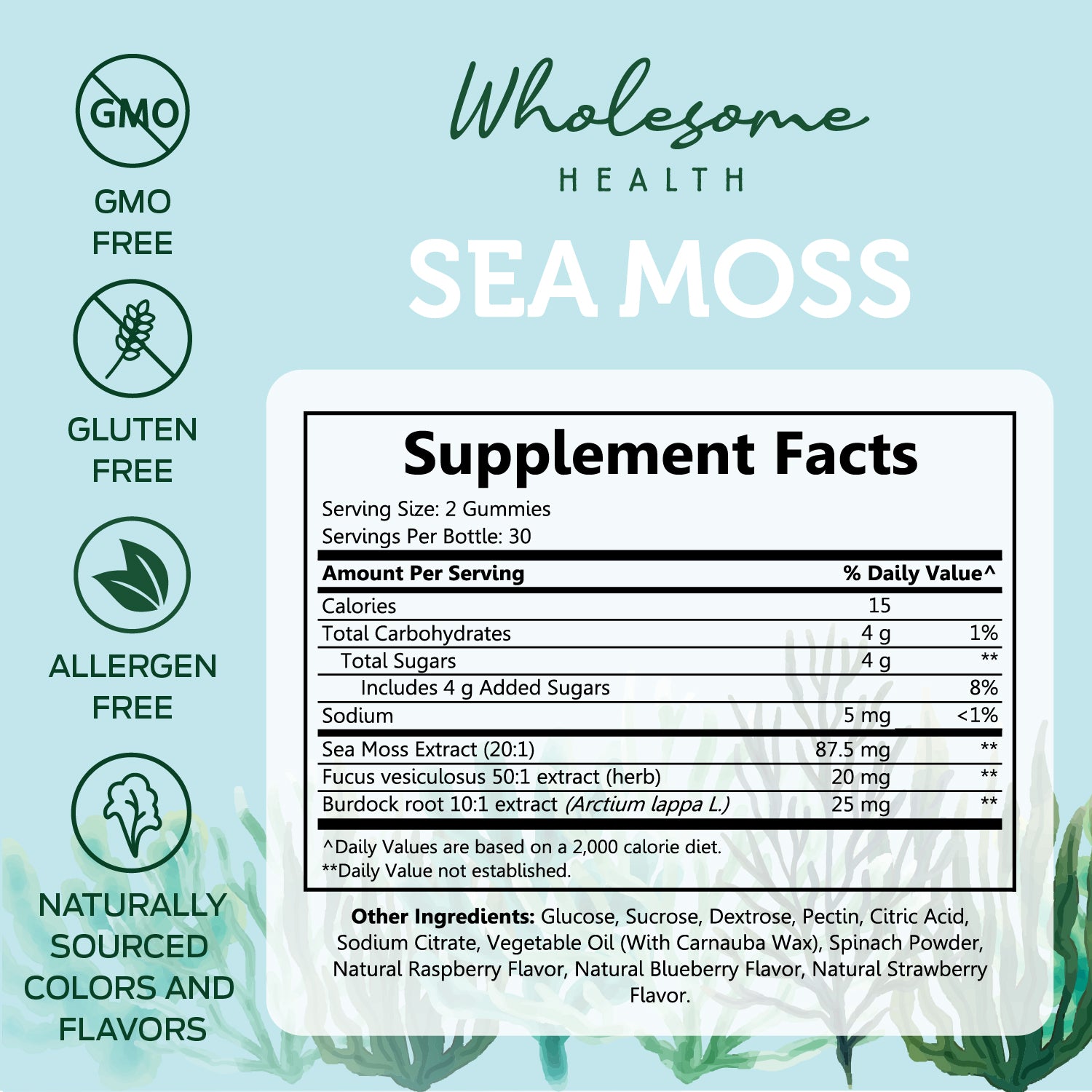 Sea Moss 60ct Gummies