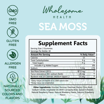 Sea Moss 60ct Gummies