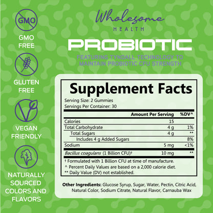 Probiotic 60ct Gummies