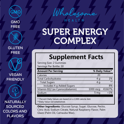 wholesome health super energy complex