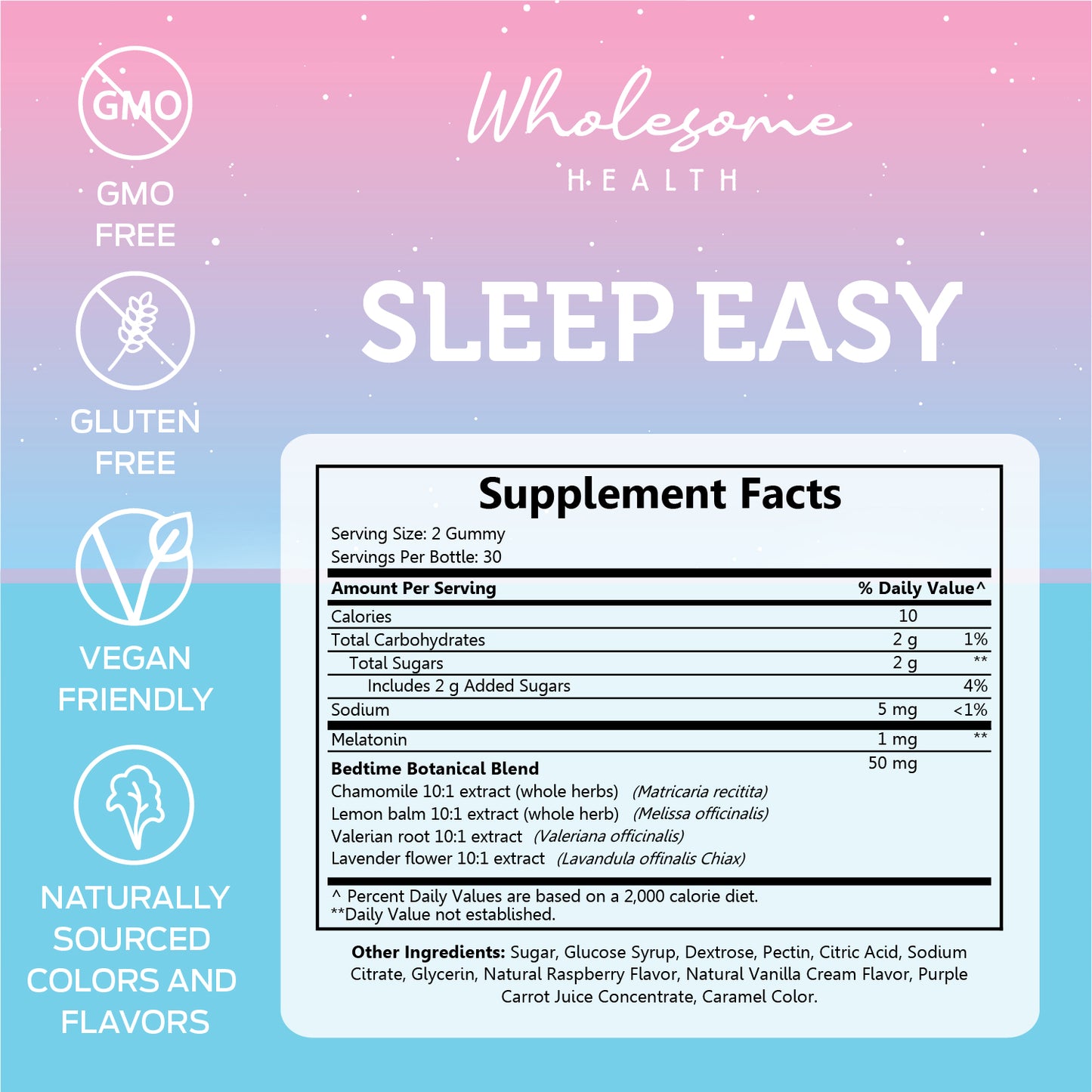 wholesome health sleep easy
