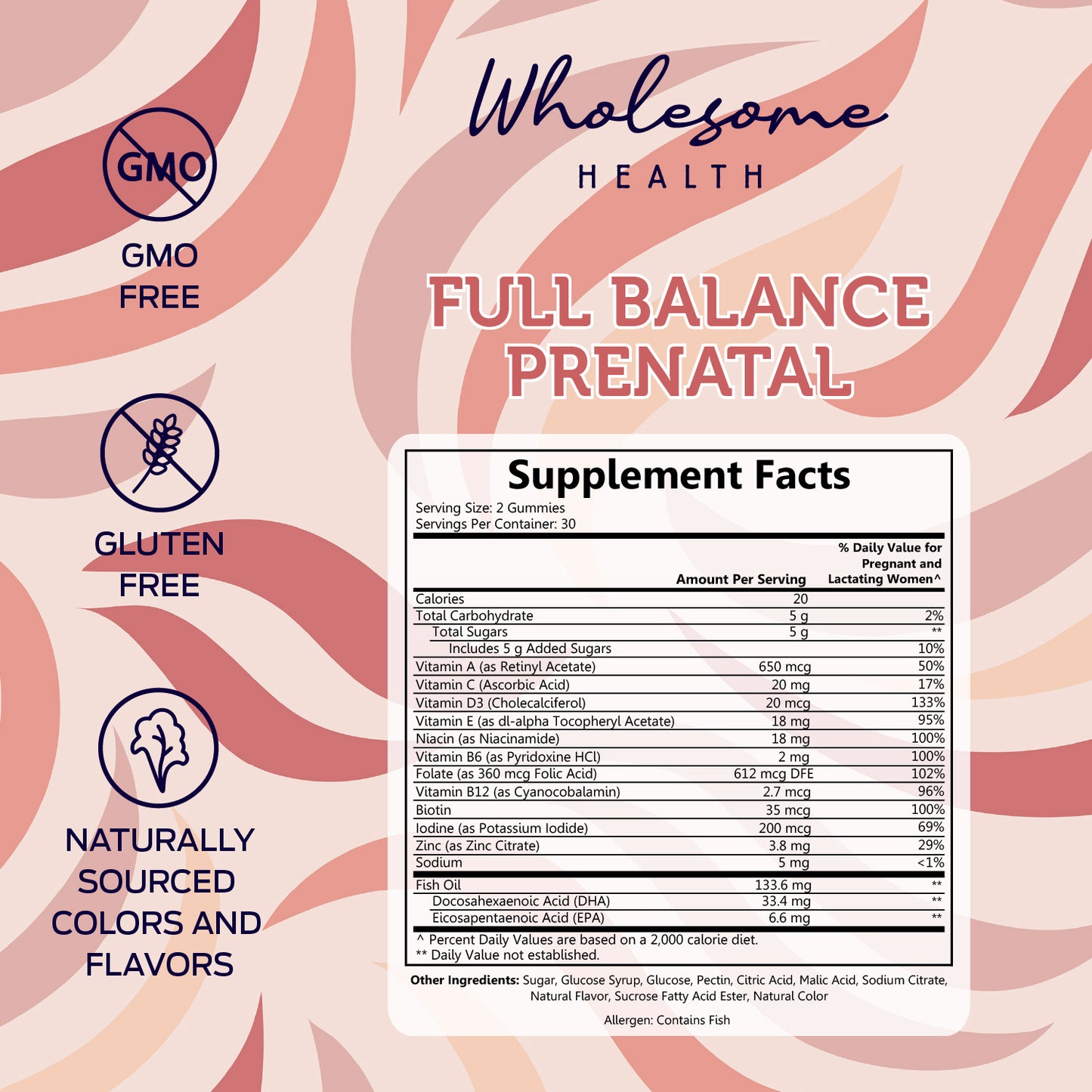 wholesome health full balance prenatal