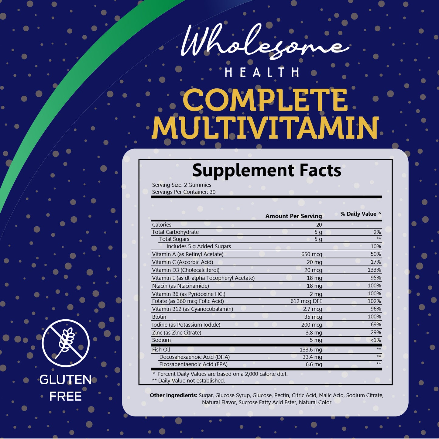 wholesome health complete multivitamin
