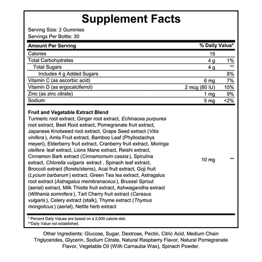 Greens Super Food 60ct Gummies
